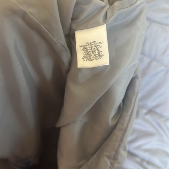 Liz Claiborne Puff Vest Full Zip Blue Gray Womens Size 1X Lightweight Pockets - Picture 8 of 11